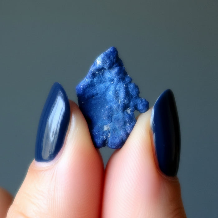 raw azurite gemstone