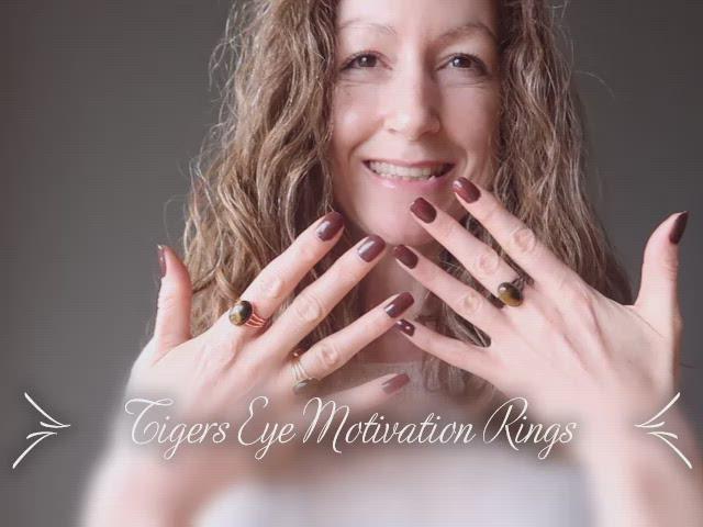 tigers eye gunmetal ring video