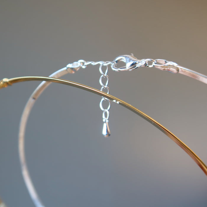 showing silver plated brass lobster clasp