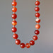 carnelian copper beaded necklace