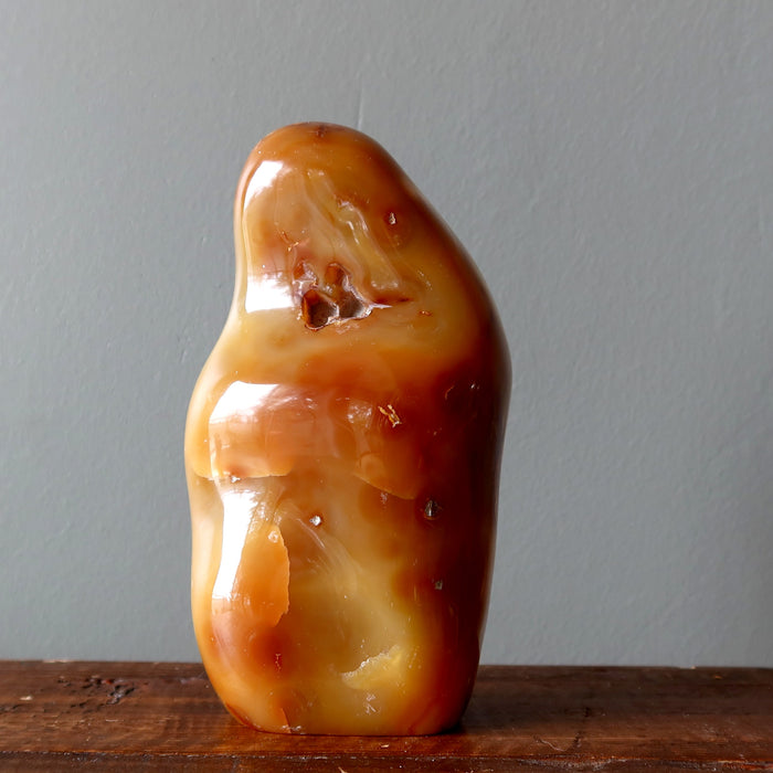 Carnelian Display Stone Nature's Orange Sculpture