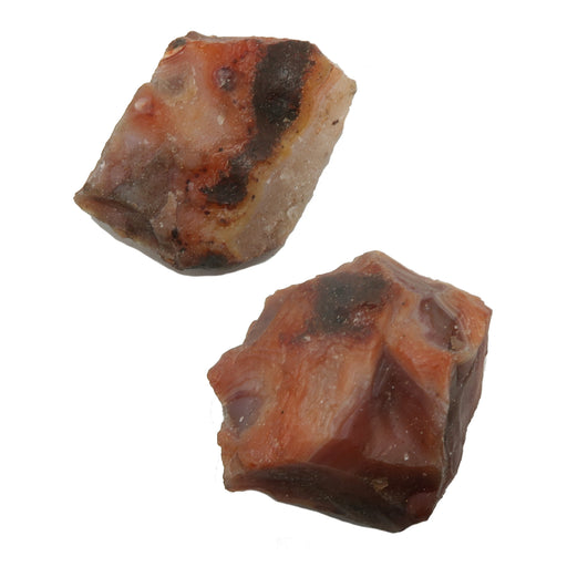 raw carnelian stones