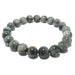 gray cats eye quartz bracelet beaded in 8mm beads
