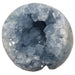 blue celestite geode ball