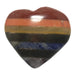 chakra layered crystal heart