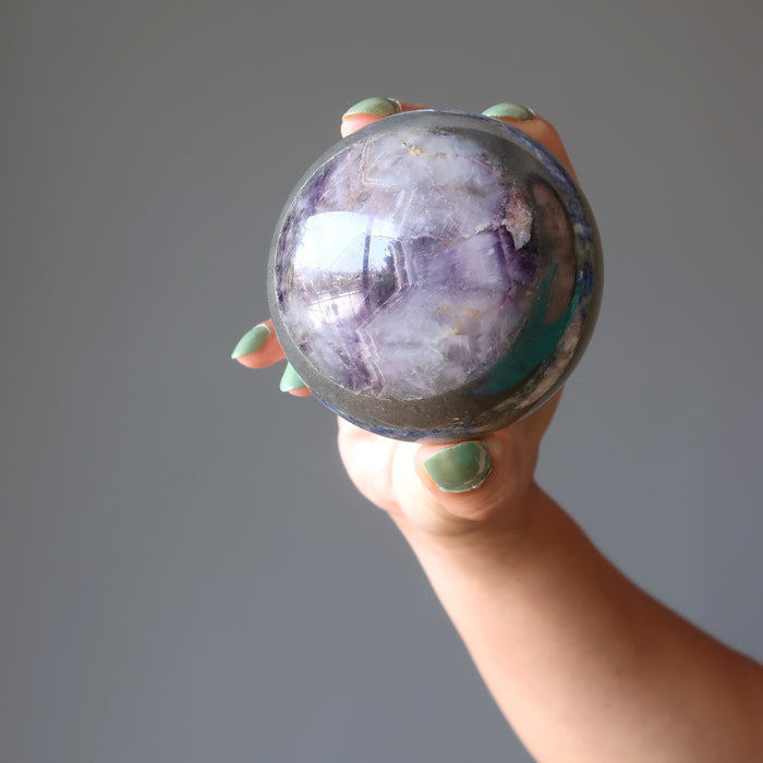 hand holding chakra sphere