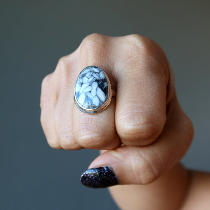 chrysanthemum stone ring