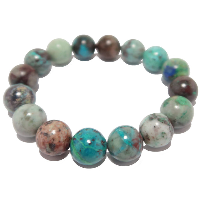 chrysocolla cuprite bracelet