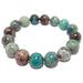 chrysocolla cuprite bracelet
