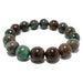 chrysocolla cuprite bracelet