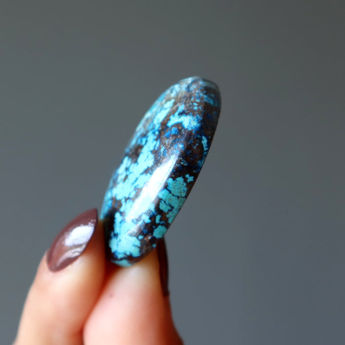 Chrysocolla Grid Crystal Flowers in Water