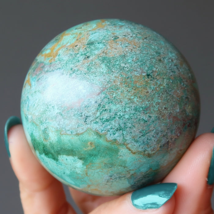 chrysocolla sphere