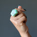 chrysocolla ring