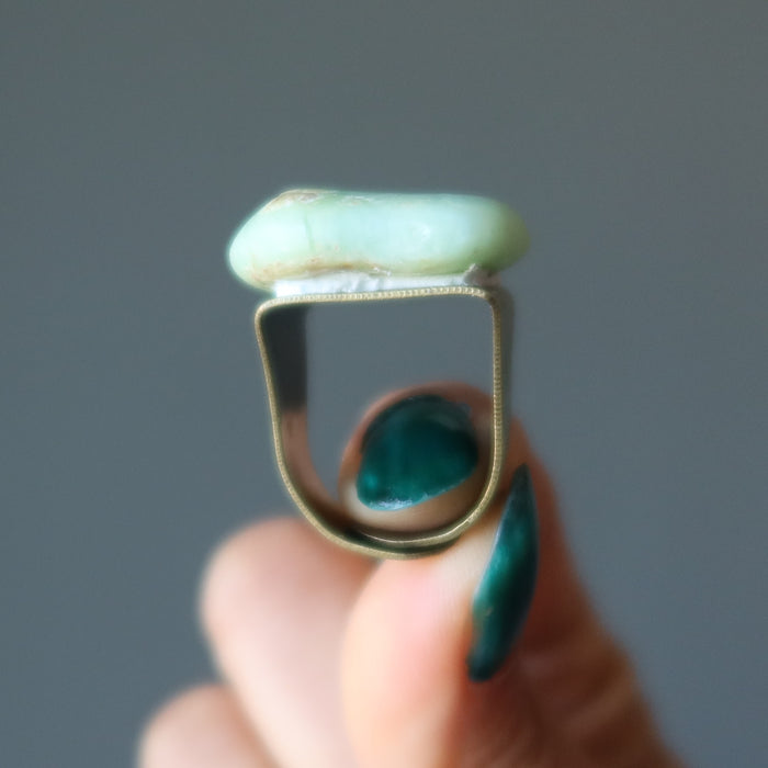 chrysocolla ring