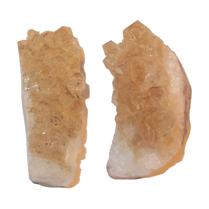 Citrine Cluster Set of 2
