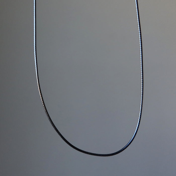 displaying Cotton Cord Simply Stylish Black Necklace 