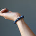 wearing Dumortierite Bracelet