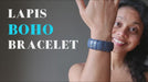 video showcasing lapis boho bracelet