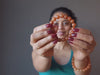 video featuring red aventurine bracelets