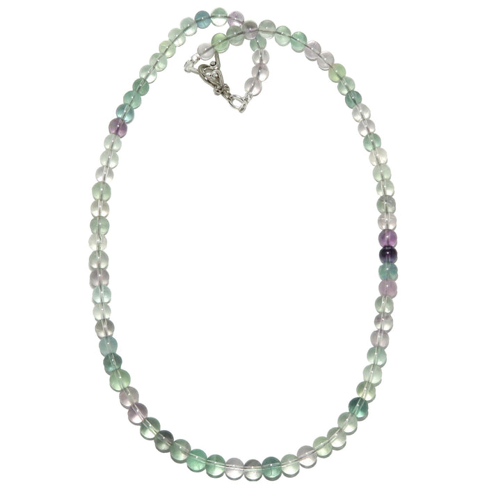 Beaded Rainbow Fluorite Necklace 