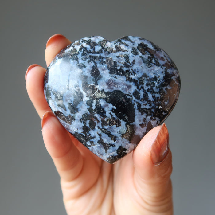 Gabbro Heart Pagan Spirit Indigo Black Stone