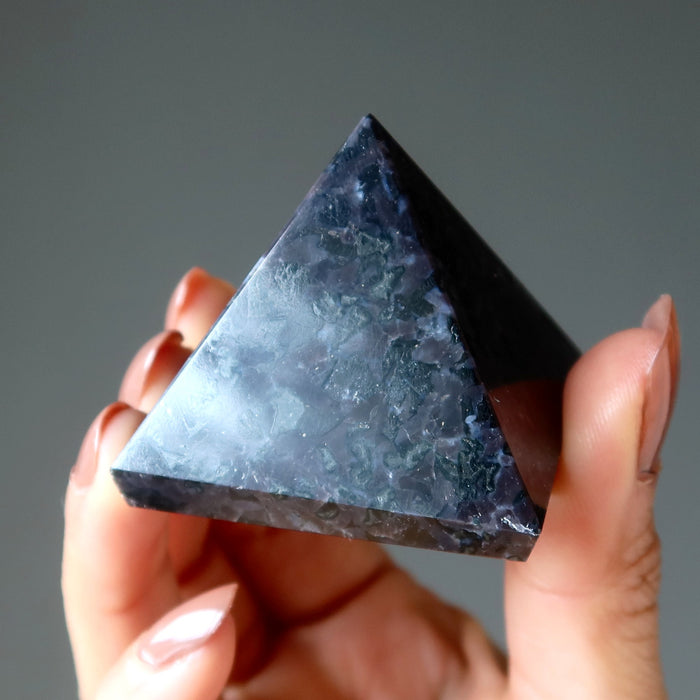 Gabbro Pyramid Midnight Art Indigo Mystic Merlinite