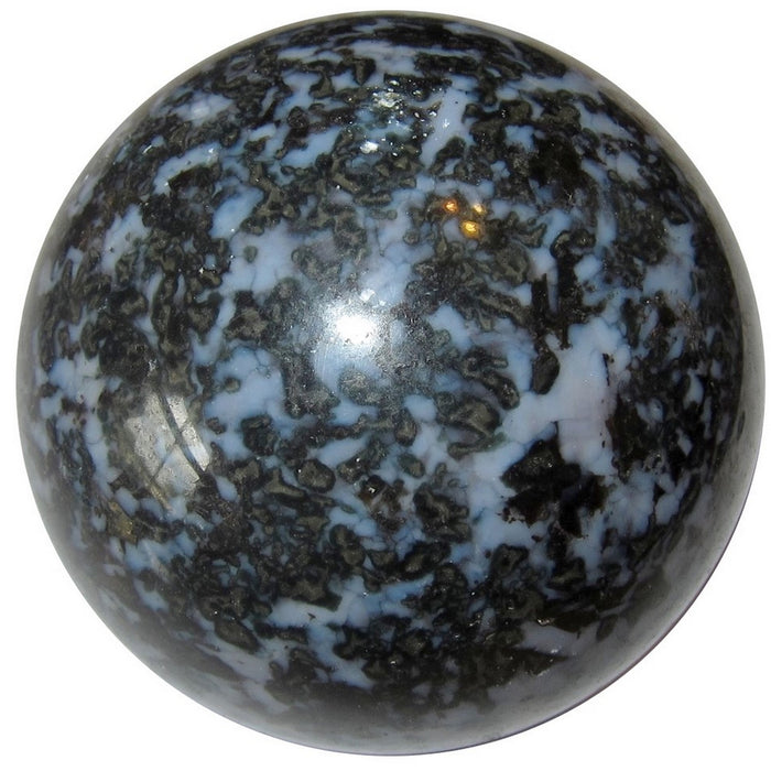 Indigo Merlinite Gabbro Sphere