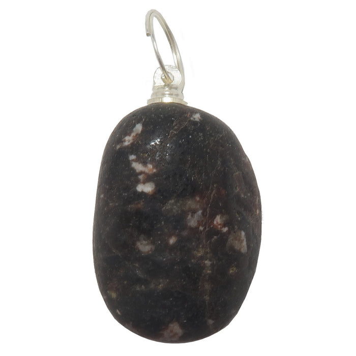 garnet nugget pendant