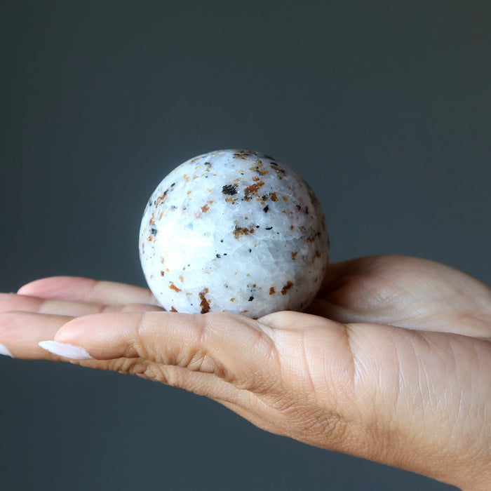 spessartine garnet sphere