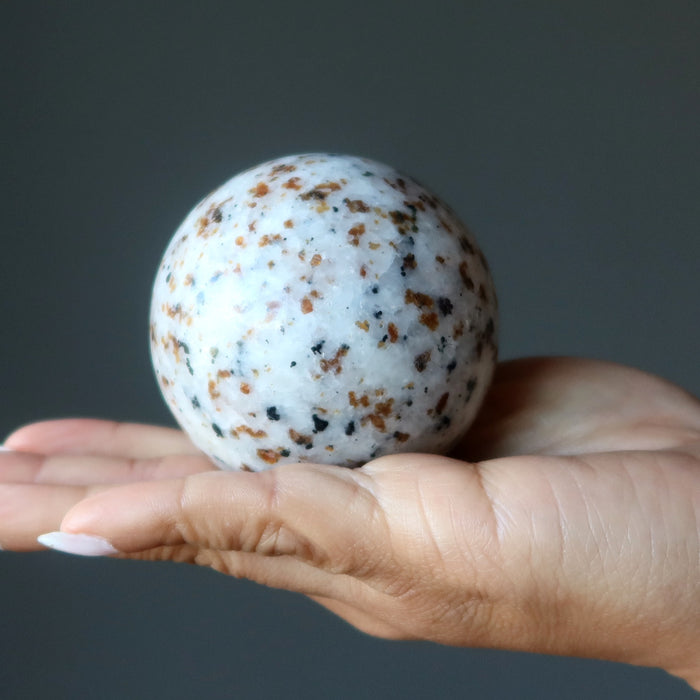 spessartine garnet sphere