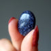 blue goldstone cabochon