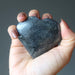 hematite heart in hand