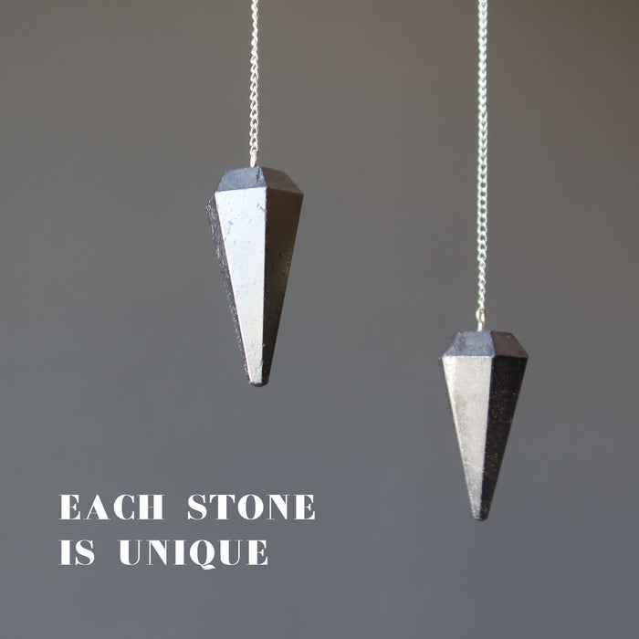two hematite pendulums