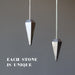 two hematite pendulums