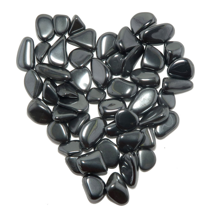 50 Hematite Tumbled Stones