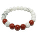 Howlite Red Jasper Bracelet