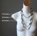 15" 22" 26" three different sizes of Howlite Necklace 