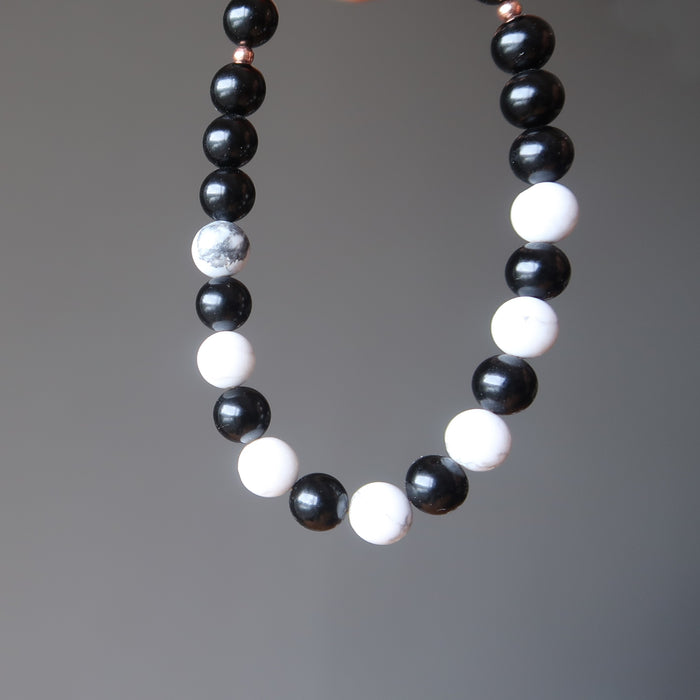 Howlite Jet Necklace 