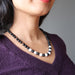 sheila wearing Howlite Jet Necklace 