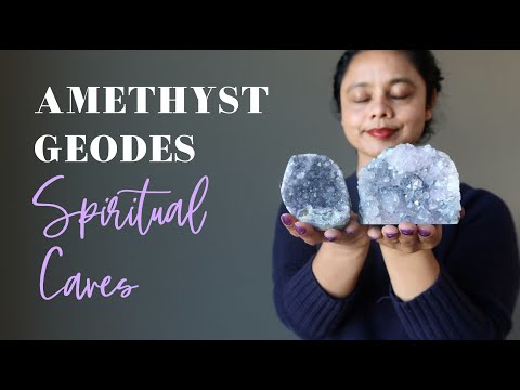 video on amethyst geodes