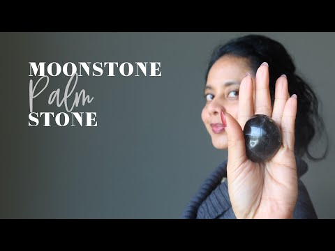 black moonstone palm stone video