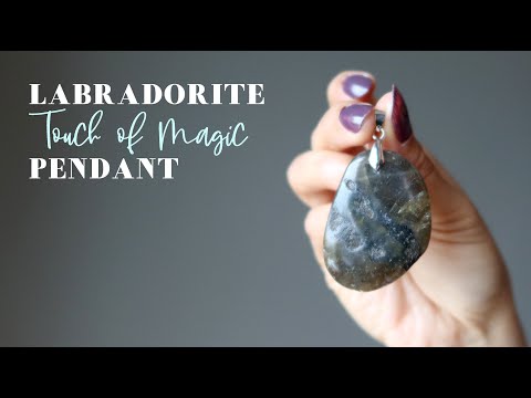 labradorite pendant video