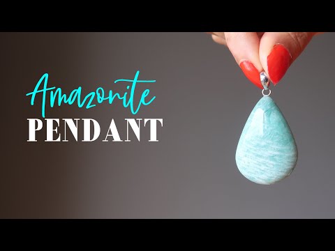 Amazonite Stone Pendant
