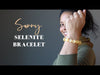 orange selenite bracelet video