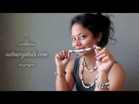 howlite gunmetal necklace video