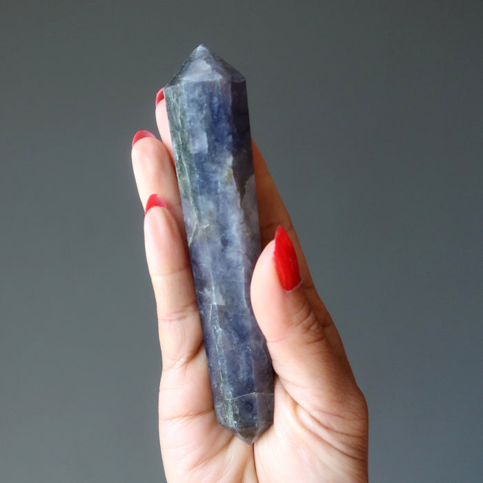 Iolite Double Terminated Wand Abundance Crystal