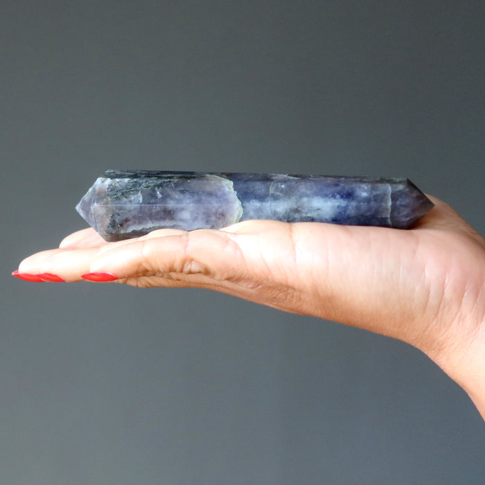 Iolite Double Terminated Wand Abundance Crystal