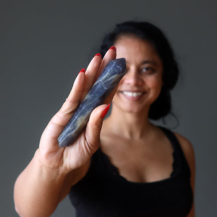 Iolite Double Terminated Wand Abundance Crystal