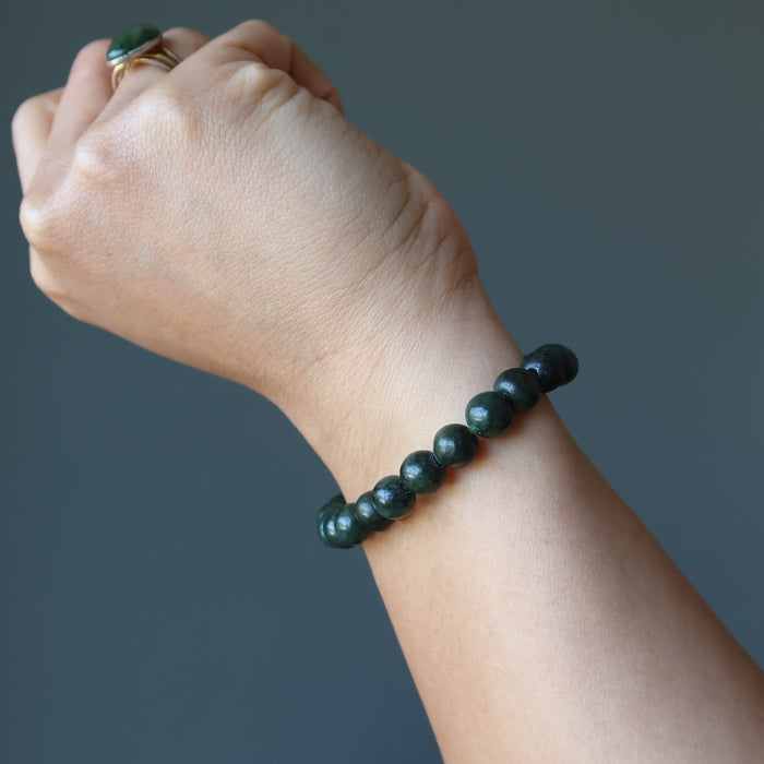 dark green jadeite bracelet