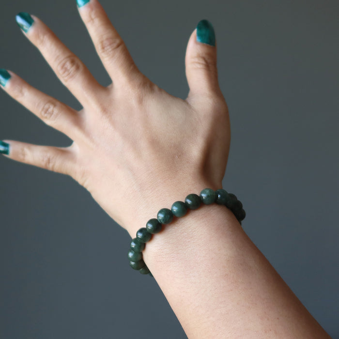 dark green jadeite bracelet